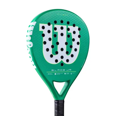 Ракетка для падела WILSON Blade Jr  V4 Padel, WR213811U0, для начин-х, стекловолокно, зеленый за 14&nbsp;934.50 ₽ купить в Волжском