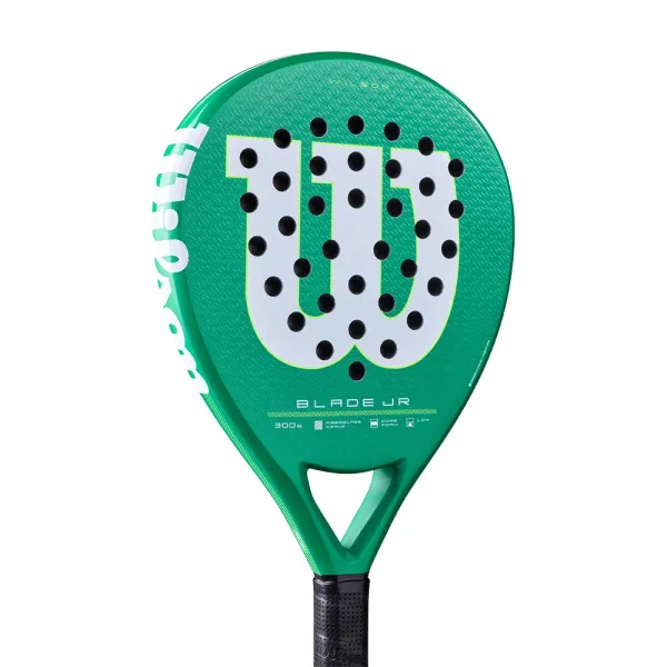 Ракетка для падела WILSON Blade Jr  V4 Padel, WR213811U0, для начин-х, стекловолокно, зеленый за 14&nbsp;934.50 ₽ в Волжском