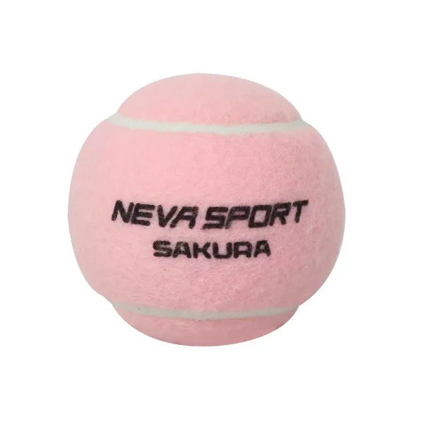 Мяч для падела NS Sakura, UAA2, уп.3 шт, сукно, нат.резина, розовый за 824.50 ₽ в Волжском