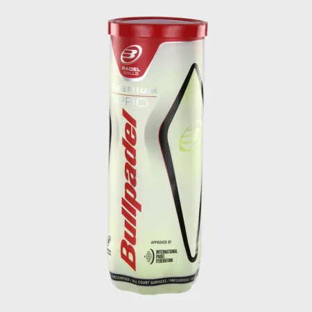 Мяч для падела BULLPADEL Premium PRO, 471959, уп.3 шт, FIP Approved, войлок, нат.резина,желтый за 1&nbsp;094.80 ₽ купить в Волжском