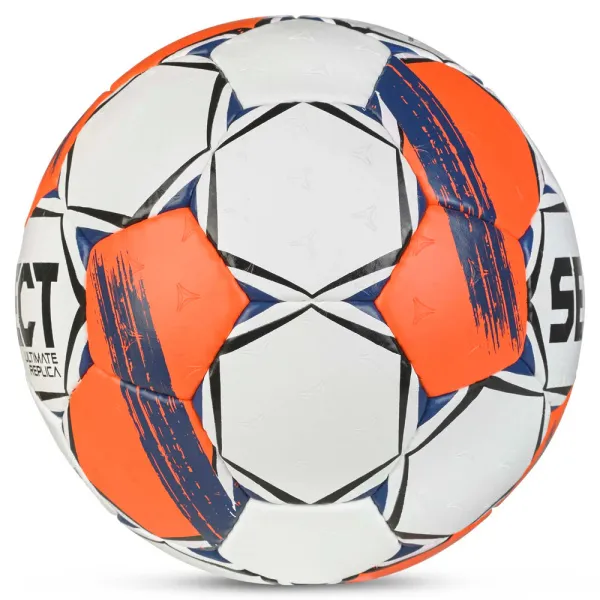 Мяч ганд. SELECT Ultimate Replica v25, 3572858745, р.3(Senior), ПУ,руч.сш, бел-оранж-т.син за 5&nbsp;373.70 ₽ в Волжском