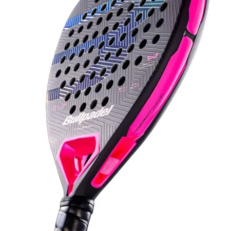 Ракетка для падела BULLPADEL Wonder 27, 497250, для продв.игроков, стекловолокно, карбон, черно-роз за 42&nbsp;969.20 ₽ купить в Волжском