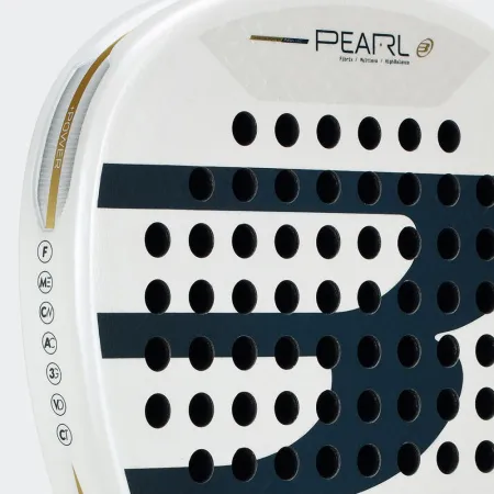 Ракетка для падела BULLPADEL Pearl 26, 493804, для профессионалов, карбон, бело-серый за 35&nbsp;929.50 ₽ купить в Волжском