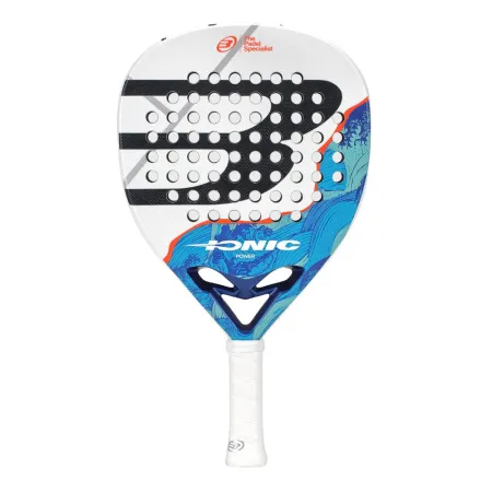 Ракетка для падела BULLPADEL Ionic Power 26, 494411, для продв. игроков, стекловолокно, сине-белый за 28&nbsp;944.20 ₽ купить в Волжском