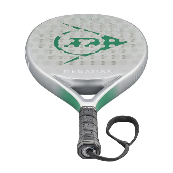 Ракетка для падела Dunlop Megamax Silver, 10370741, для начинающих, графит, серебристый за 11&nbsp;740.20 ₽ в Волжском
