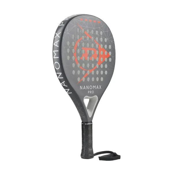 Ракетка для падела Dunlop Nanomax Pro, 10370739, для профессионалов, карбон,серо-оранжевый за 17&nbsp;248.20 ₽ в Волжском