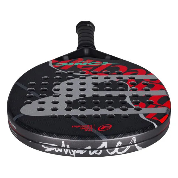 Ракетка для падела BULLPADEL Ionic Control 26, 494412, для продв. игроков, карбон, черно-красный за 33&nbsp;734.80 ₽ в Волжском