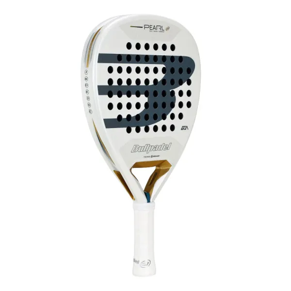 Ракетка для падела BULLPADEL Pearl 26, 493804, для профессионалов, карбон, бело-серый за 35&nbsp;929.50 ₽ в Волжском