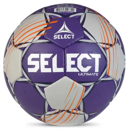 Мяч ганд. SELECT Ultimate Official EHF V24, 1612858999, Senior(р.3), EHF Appr, ПУ, руч.сш, фиол-сер за 15&nbsp;504 ₽ купить в Волжском
