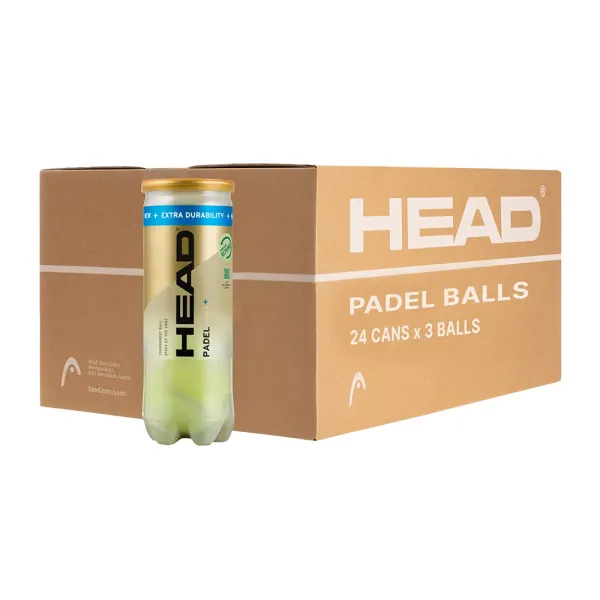 Мяч для падела HEAD Padel Pro S+, 540303, уп.3 шт, FIP Approved, войлок,нат.резина,желтый за 933.30 ₽ в Волжском