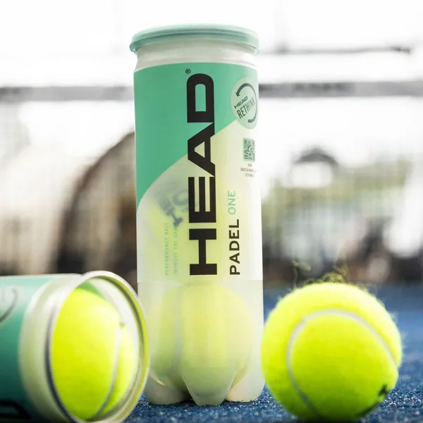 Мяч для падела HEAD Padel One S, 575383, уп.3 шт, FIP Approved, войлок,нат.резина,желтый за 933.30 ₽ в Волжском