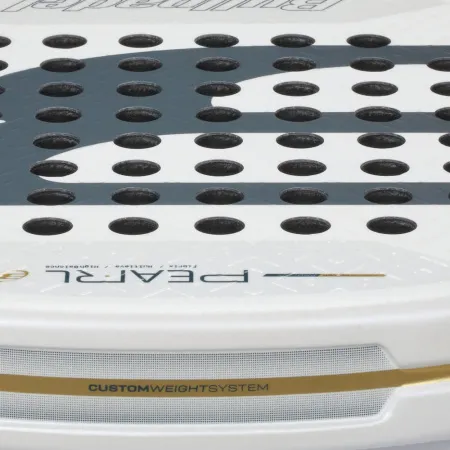 Ракетка для падела BULLPADEL Pearl 26, 493804, для профессионалов, карбон, бело-серый за 35&nbsp;929.50 ₽ купить в Волжском