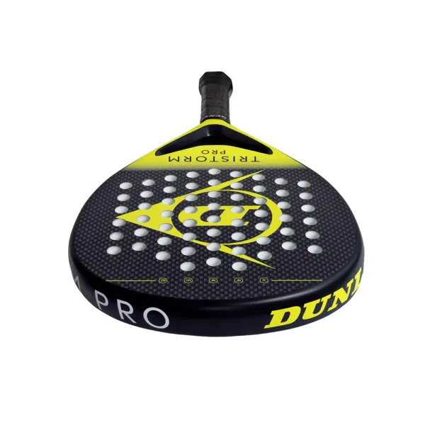 Ракетка для падела Dunlop Tristorm Pro, 10359946, для опытных игроков, графит, черно-желтый за 19&nbsp;643.50 ₽ в Волжском