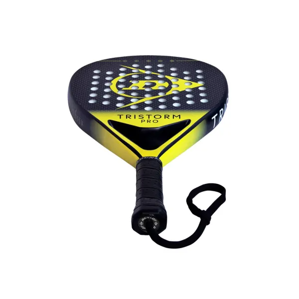 Ракетка для падела Dunlop Tristorm Pro, 10359946, для опытных игроков, графит, черно-желтый за 19&nbsp;643.50 ₽ в Волжском