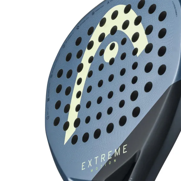 Ракетка для падела HEAD Extreme Motion, 223135, для профессионалов, углеродное волокно, темно-синий за 26&nbsp;894 ₽ в Волжском