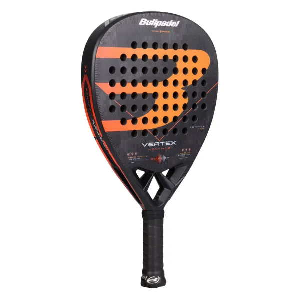 Ракетка для падела BULLPADEL Vertex Advance, 494414, для проф. и любителей, карбон, черно-оранжевый за 21&nbsp;559.40 ₽ в Волжском