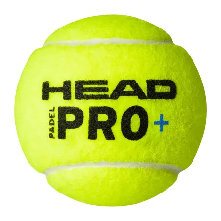 Мяч для падела HEAD Padel Pro+, 540203, уп.3 шт, FIP Approved, войлок,нат.резина,желтый за 933.30 ₽ купить в Волжском